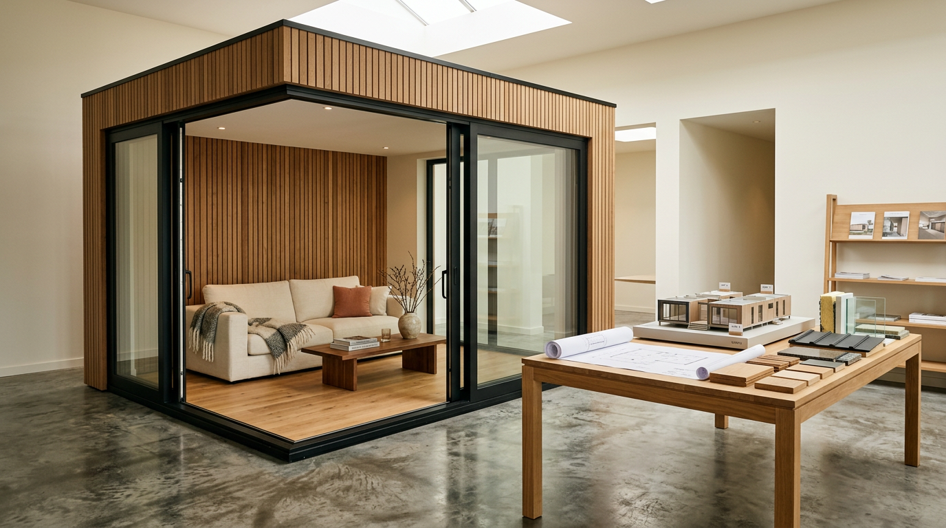 Prefab serre op vooroorlogs huis — Utrecht